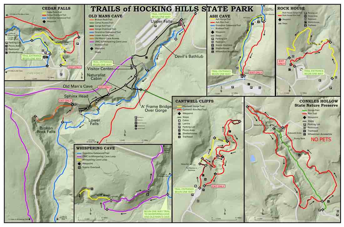 hocking hills trail map