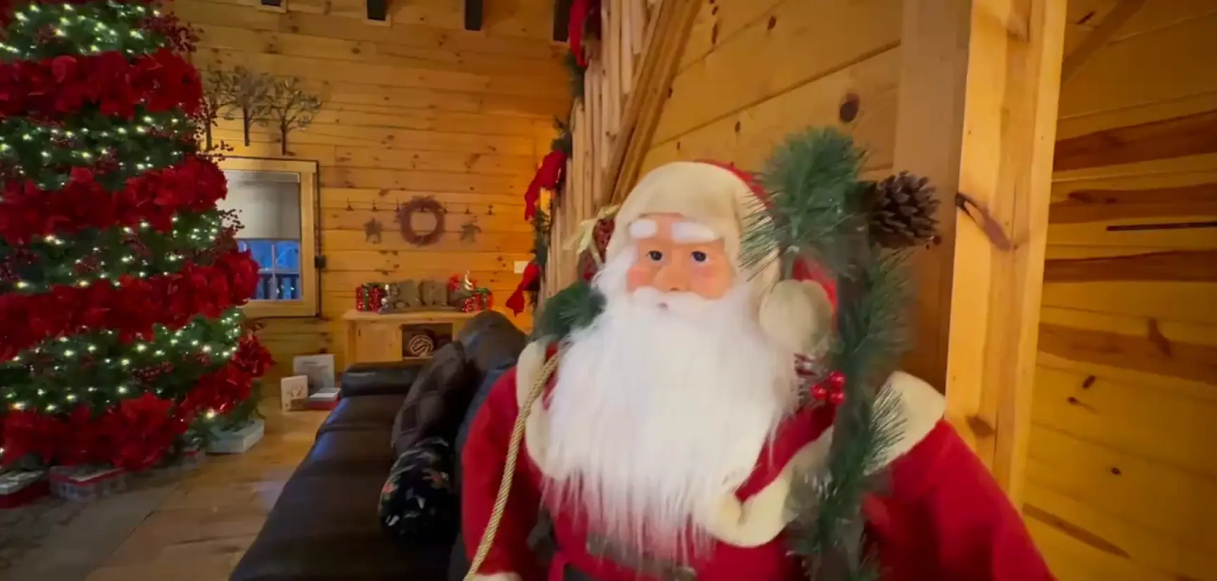 Christmas cabins holiday world